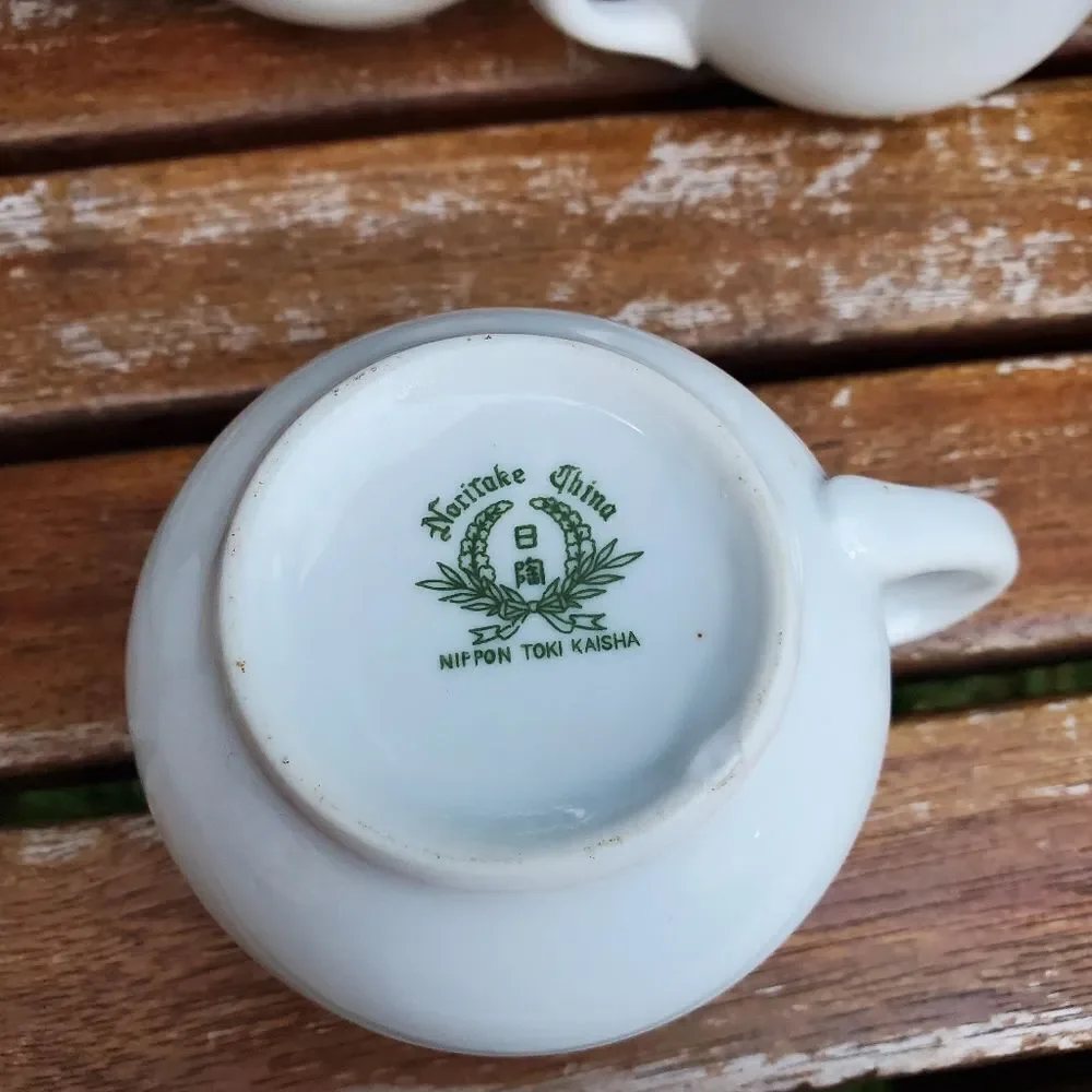 Noritake China Tea Cups Saucers Set of 6